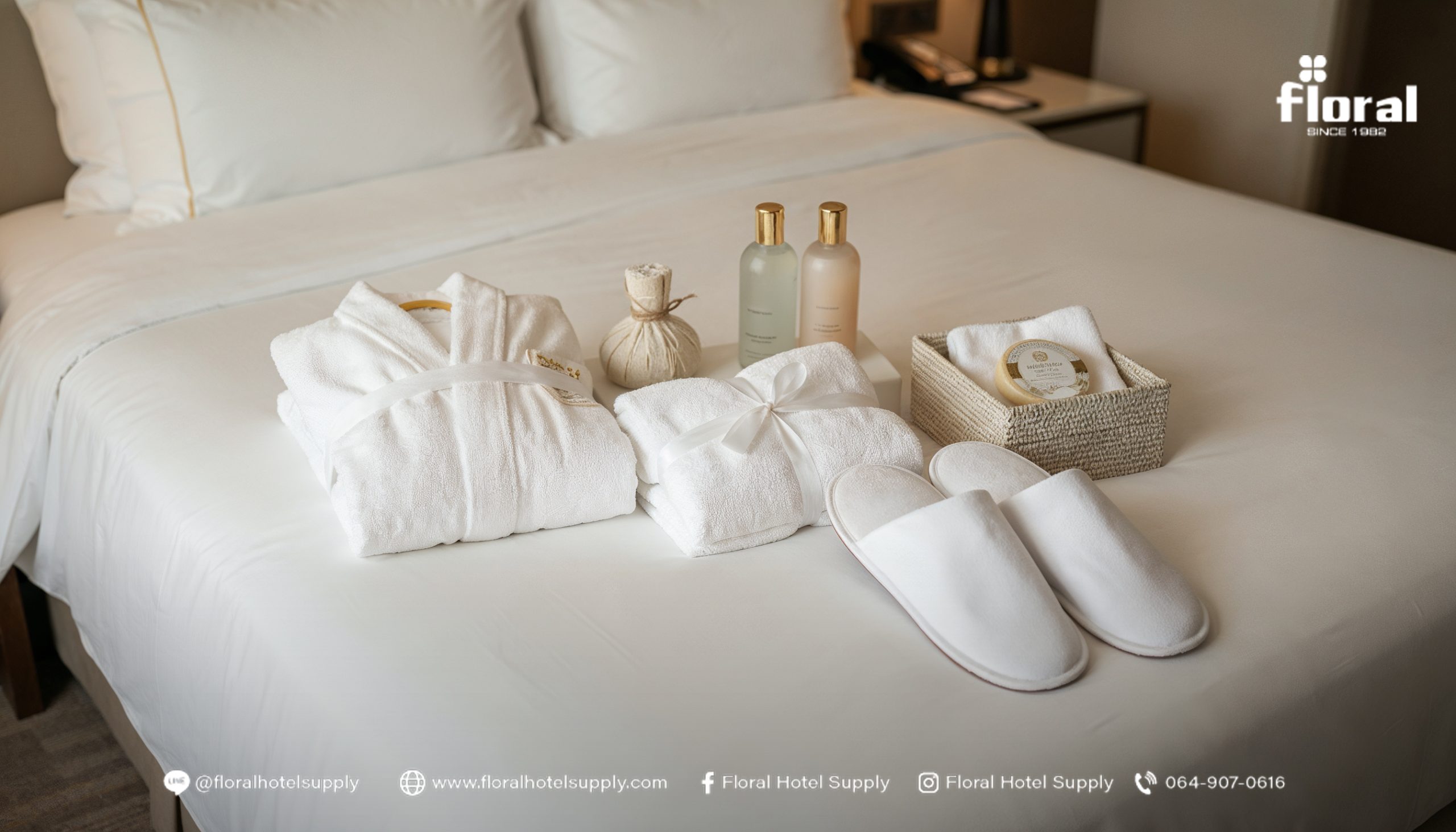 ของใช้ห้องพักหรู