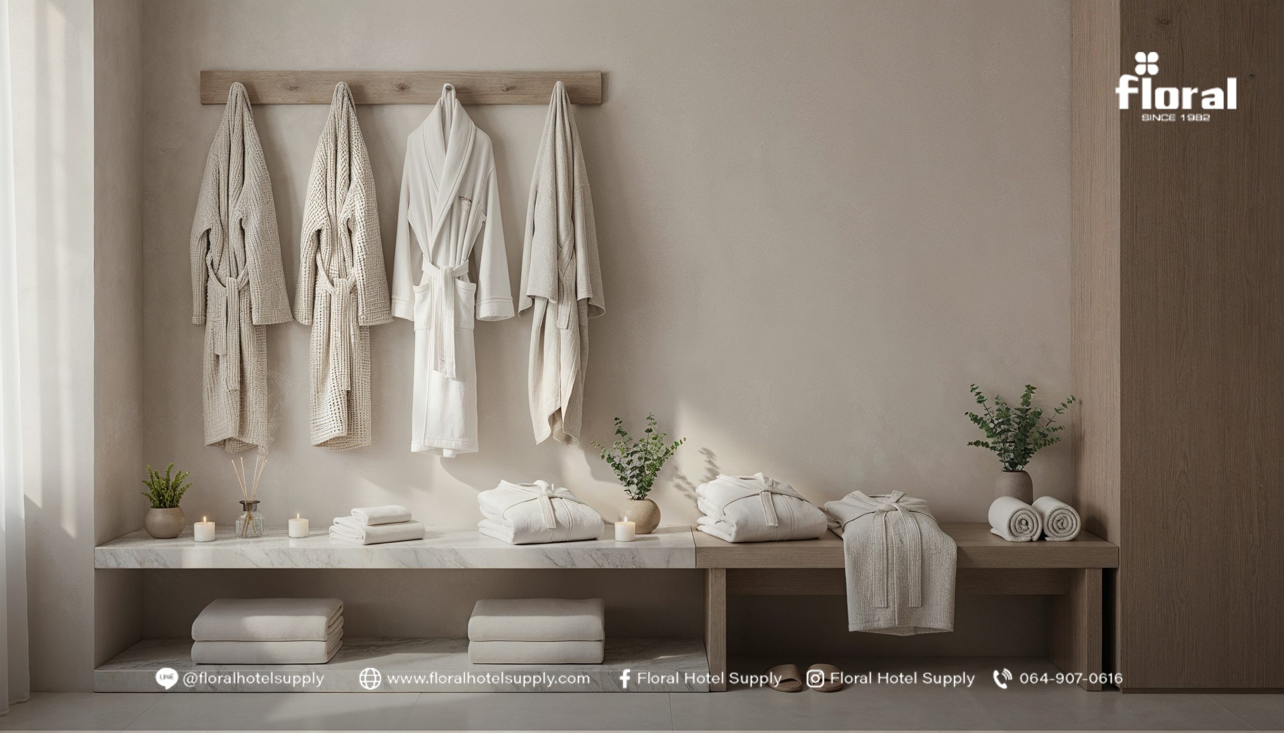 เสื้อคลุมอาบน้ำโรงแรม (Bathrobe)