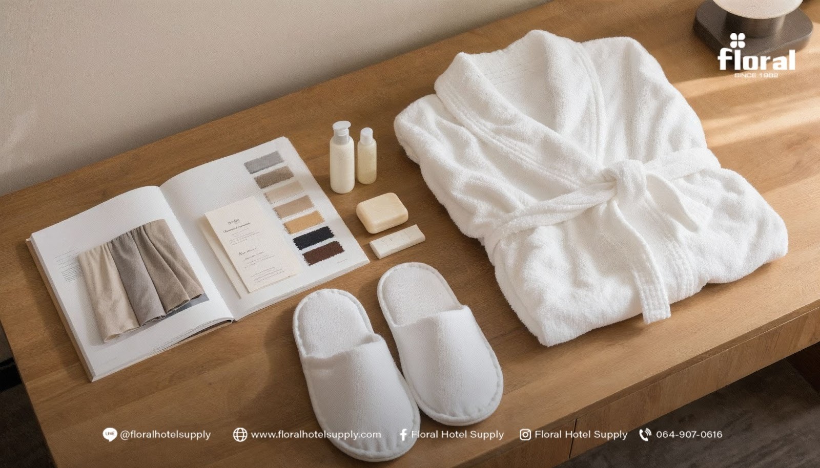 เสื้อคลุมอาบน้ำแบบโรงแรม