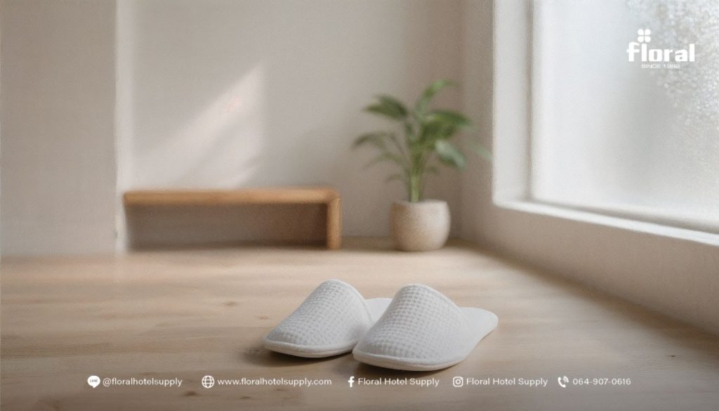 รองเท้าแตะโรงแรม