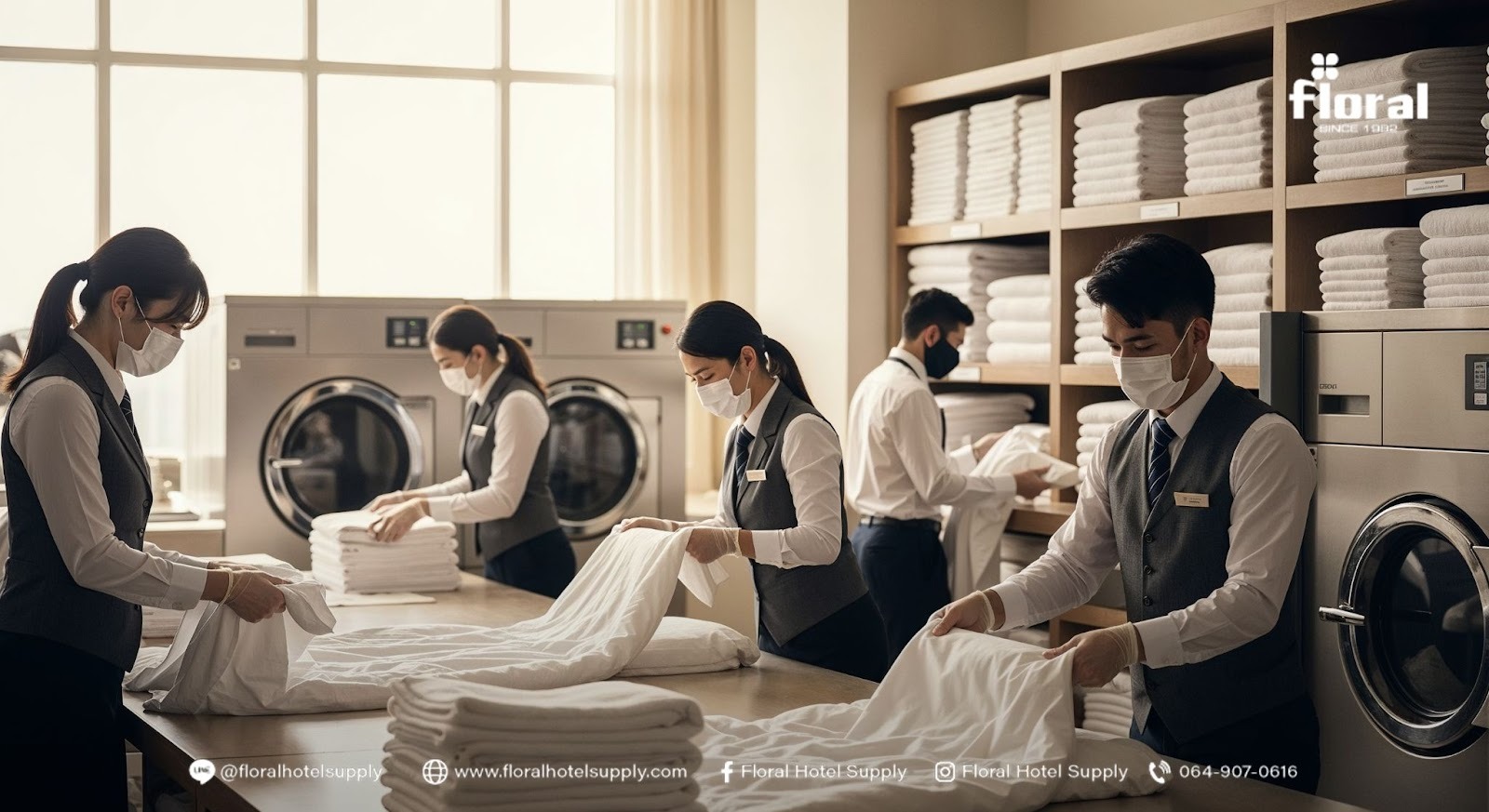 การจัดการผ้าโรงแรม