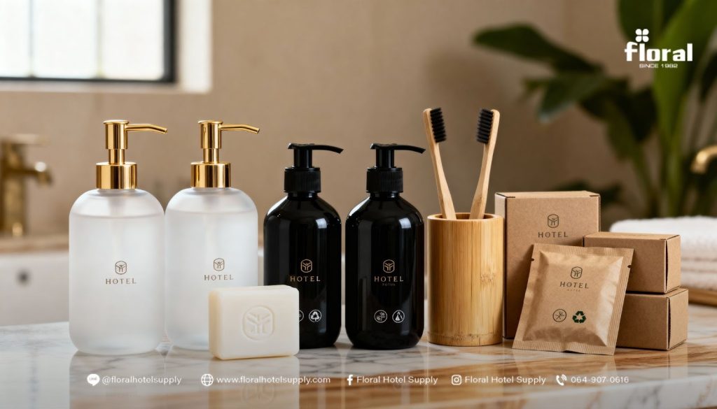 ขวด แชมพู โรงแรม