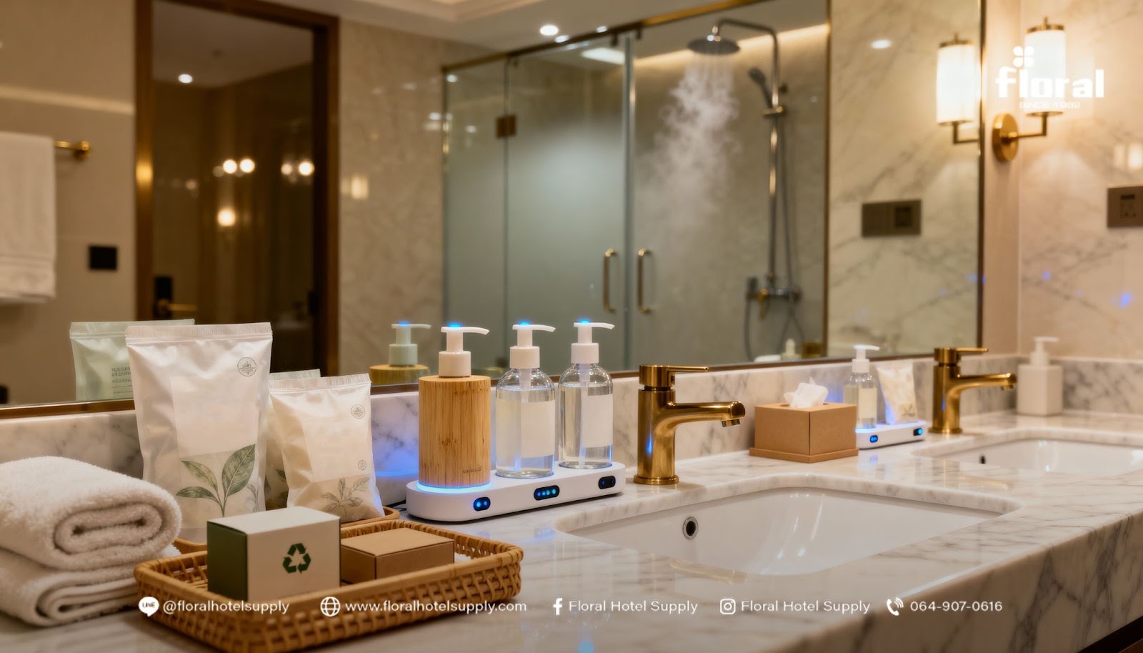 นวัตกรรมของใช้ห้องน้ำโรงแรม