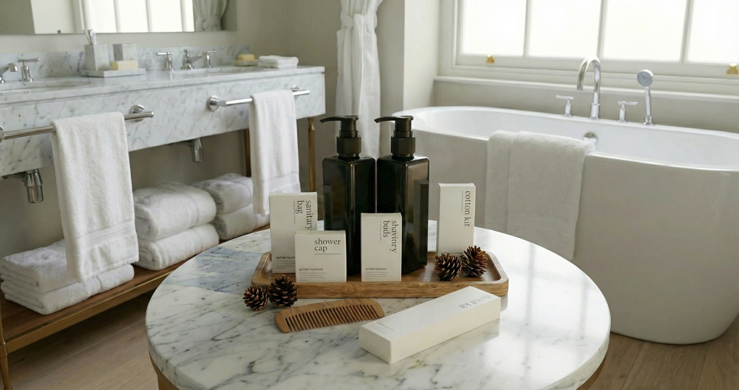 ของใช้ในห้องน้ำโรงแรม