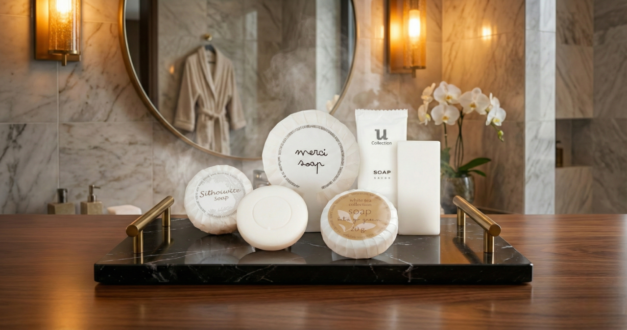 สบู่ก้อนโรงแรม