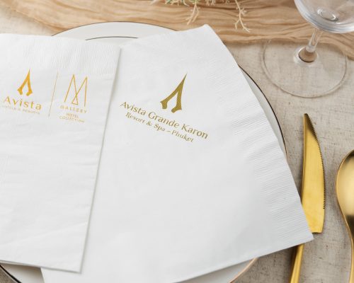 กระดาษ ทิช ชู่ พิมพ์ โลโก้